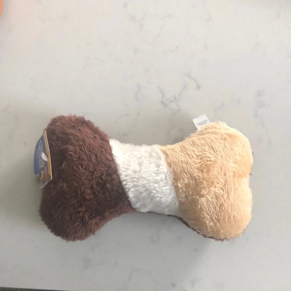 Plush Bone Dog Toy